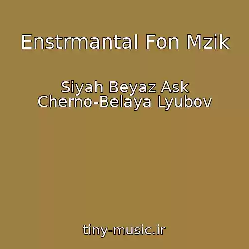 کاور آهنگ Enstrmantal Fon Mzik از Siyah Beyaz Ask Cherno-Belaya Lyubov