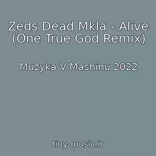 کاور آهنگ Zeds Dead Mkla - Alive (One True God Remix) از Muzyka V Mashinu 2022