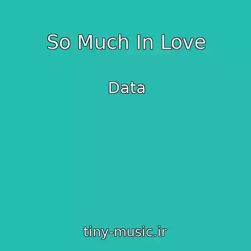 کاور آهنگ So Much In Love از Data