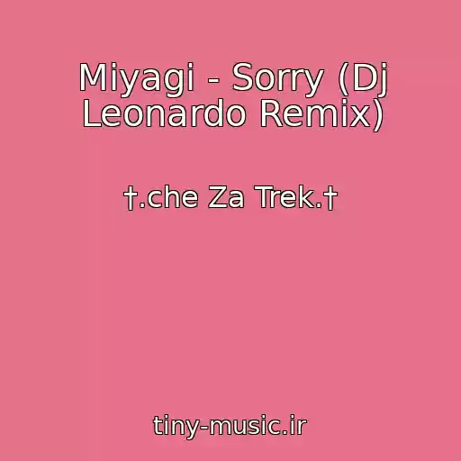 کاور آهنگ Miyagi - Sorry (Dj Leonardo Remix) از †.che Za Trek.†