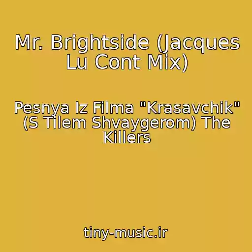 کاور آهنگ Mr. Brightside (Jacques Lu Cont Mix) از Pesnya Iz Filma "Krasavchik" (S Tilem Shvaygerom) The Killers