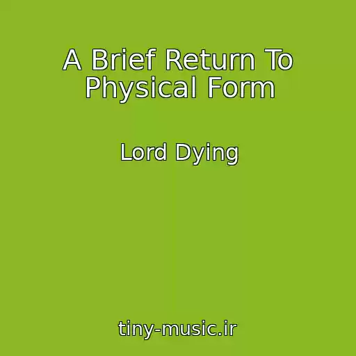 کاور آهنگ A Brief Return To Physical Form از Lord Dying