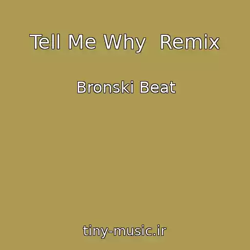 کاور آهنگ Tell Me Why  Remix از Bronski Beat