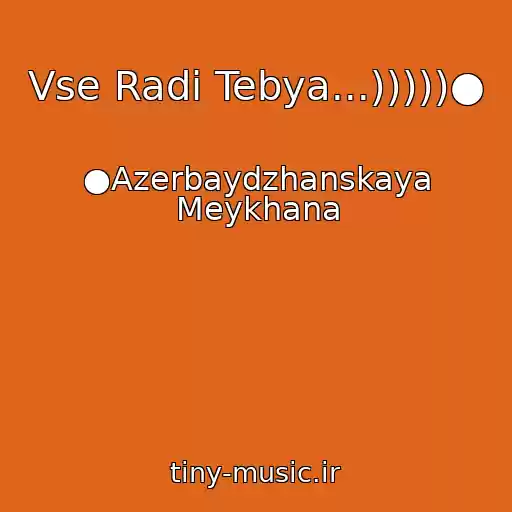 کاور آهنگ Vse Radi Tebya...)))))● از ●Azerbaydzhanskaya Meykhana