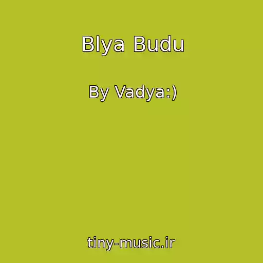 کاور آهنگ Blya Budu از By Vadya:)