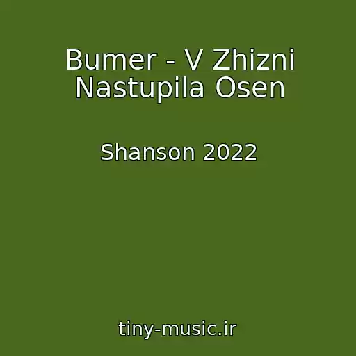 کاور آهنگ Bumer - V Zhizni Nastupila Osen از Shanson 2022