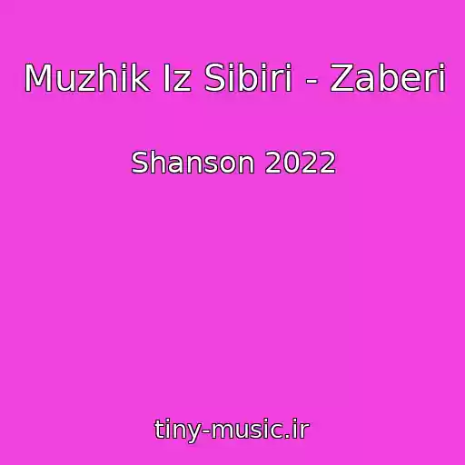 کاور آهنگ Muzhik Iz Sibiri - Zaberi از Shanson 2022