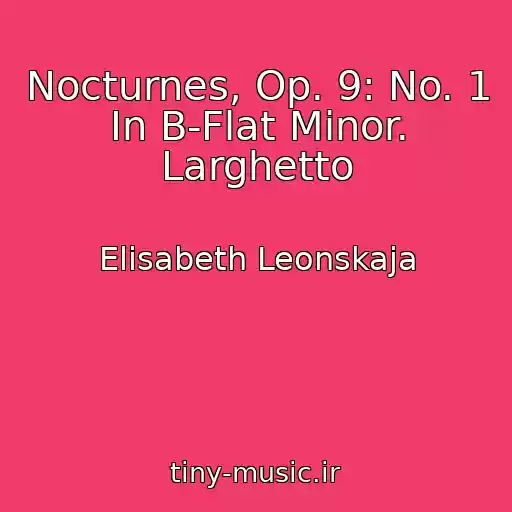 کاور آهنگ Nocturnes, Op. 9: No. 1 In B-Flat Minor. Larghetto از Elisabeth Leonskaja