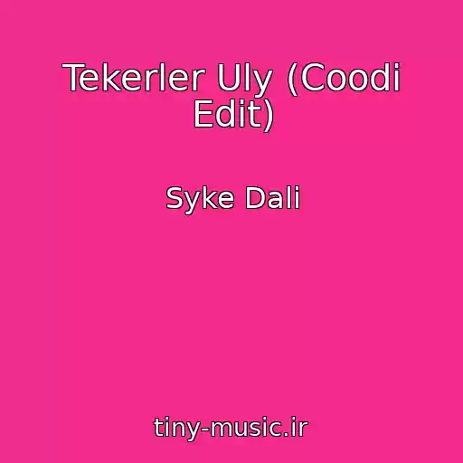 کاور آهنگ Tekerler Uly (Coodi Edit) از Syke Dali