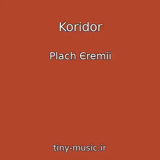 کاور آهنگ Koridor از Plach Єremії