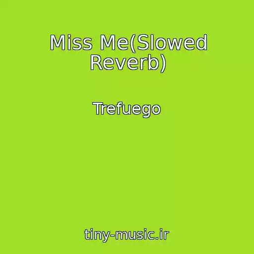 کاور آهنگ Miss Me(Slowed Reverb) از Trefuego