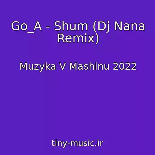 کاور آهنگ Go_A - Shum (Dj Nana Remix) از Muzyka V Mashinu 2022
