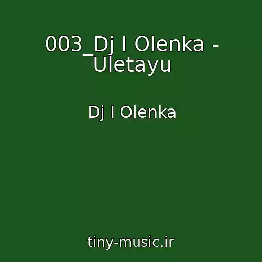 کاور آهنگ 003_Dj I Olenka - Uletayu از Dj I Olenka