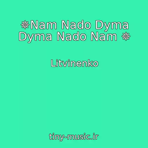 کاور آهنگ ✵Nam Nado Dyma Dyma Nado Nam ✵ از Litvinenko