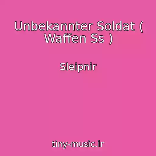 کاور آهنگ Unbekannter Soldat ( Waffen Ss ) از Sleipnir