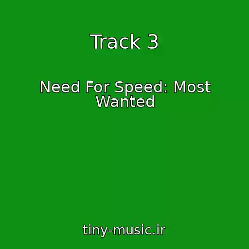 کاور آهنگ Track 3 از Need For Speed: Most Wanted