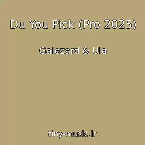 کاور آهنگ Du You Pick (Pro 2025) از Galezard & Ula