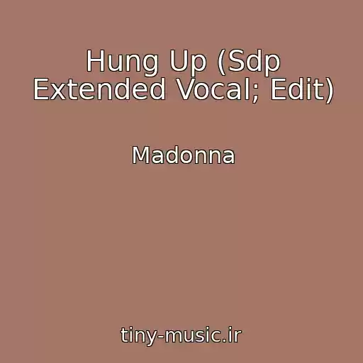 کاور آهنگ Hung Up (Sdp Extended Vocal; Edit) از Madonna