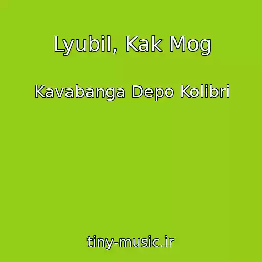 کاور آهنگ Lyubil, Kak Mog از Kavabanga Depo Kolibri