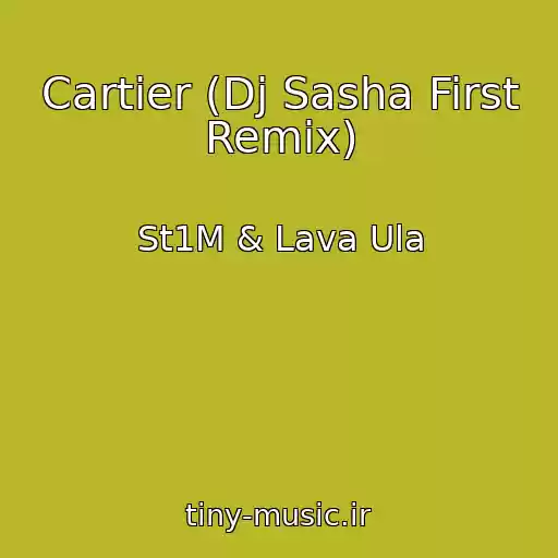 کاور آهنگ Cartier (Dj Sasha First Remix) از St1M & Lava Ula