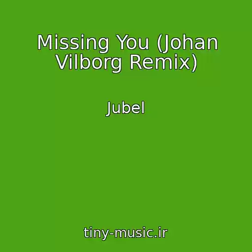 کاور آهنگ Missing You (Johan Vilborg Remix) از Jubel