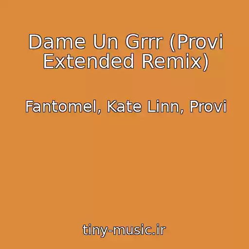 کاور آهنگ Dame Un Grrr (Provi Extended Remix) از Fantomel, Kate Linn, Provi