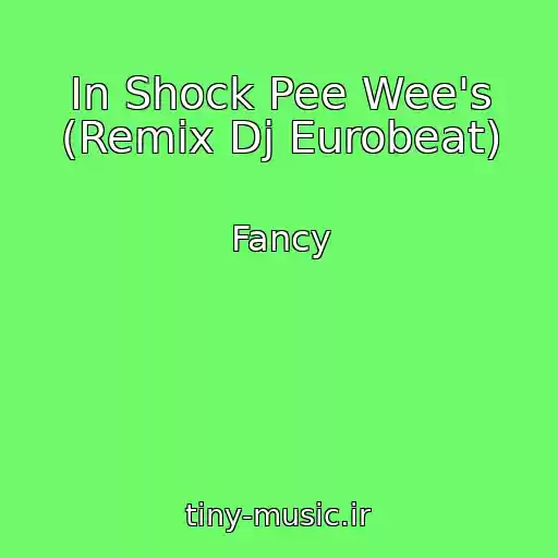 کاور آهنگ In Shock Pee Wee's (Remix Dj Eurobeat) از Fancy
