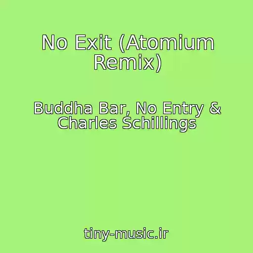 کاور آهنگ No Exit (Atomium Remix) از Buddha Bar, No Entry & Charles Schillings