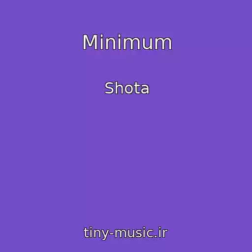 کاور آهنگ Minimum از Shota