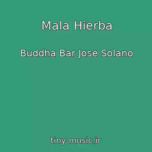 کاور آهنگ Mala Hierba از Buddha Bar Jose Solano