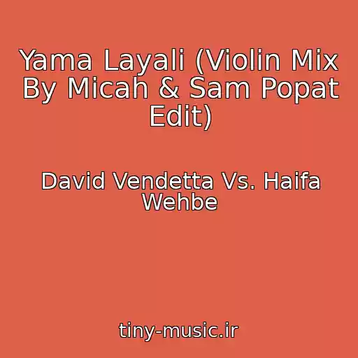 کاور آهنگ Yama Layali (Violin Mix By Micah & Sam Popat Edit) از David Vendetta Vs. Haifa Wehbe