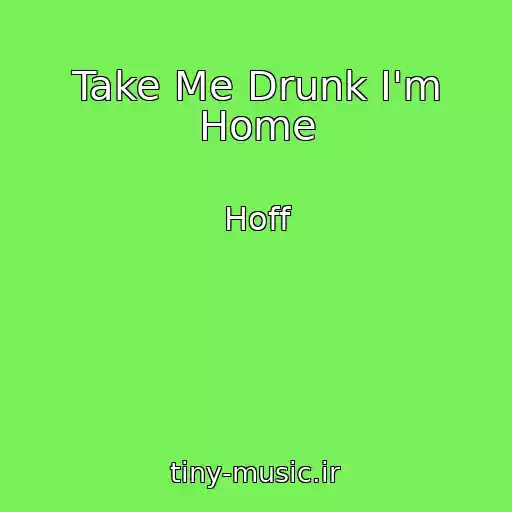 کاور آهنگ Take Me Drunk I'm Home از Hoff
