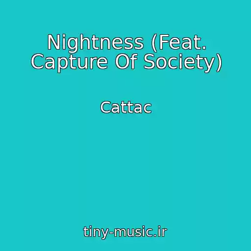 کاور آهنگ Nightness (Feat. Capture Of Society) از Cattac