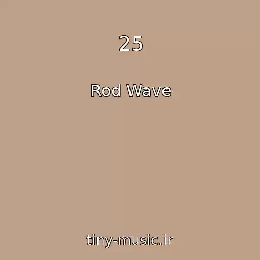 کاور آهنگ 25 از Rod Wave