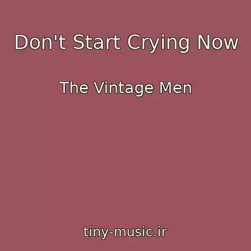 کاور آهنگ Don't Start Crying Now از The Vintage Men