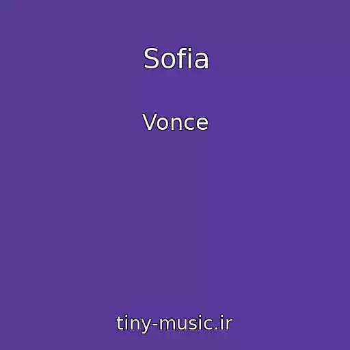 کاور آهنگ Sofia از Vonce