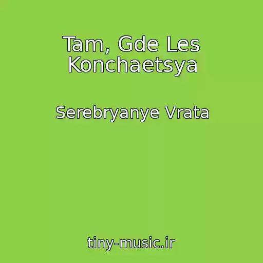 کاور آهنگ Tam, Gde Les Konchaetsya از Serebryanye Vrata