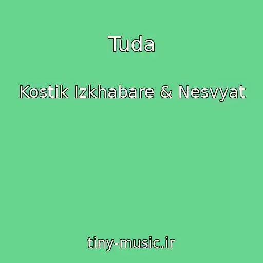 کاور آهنگ Tuda از Kostik Izkhabare & Nesvyat