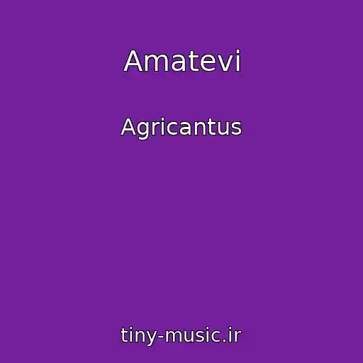کاور آهنگ Amatevi از Agricantus