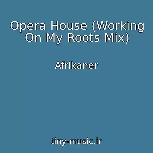 کاور آهنگ Opera House (Working On My Roots Mix) از Afrikaner