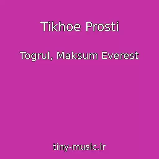 کاور آهنگ Tikhoe Prosti از Togrul, Maksum Everest