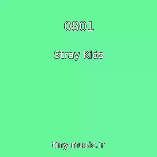 کاور آهنگ 0801 از Stray Kids