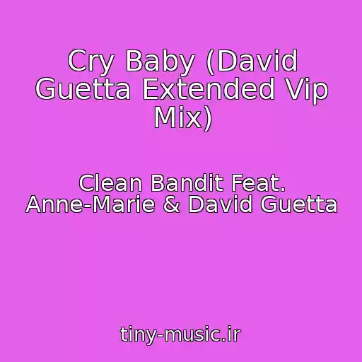 کاور آهنگ Cry Baby (David Guetta Extended Vip Mix) از Clean Bandit Feat. Anne-Marie & David Guetta