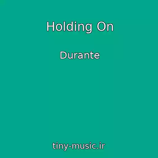 کاور آهنگ Holding On از Durante