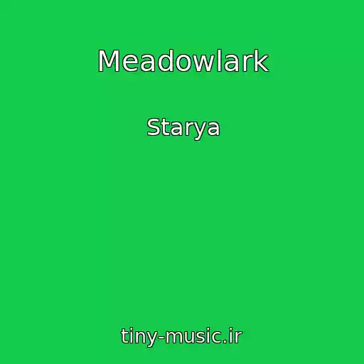 کاور آهنگ Meadowlark از Starya