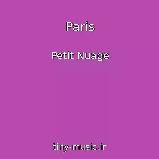 کاور آهنگ Paris از Petit Nuage