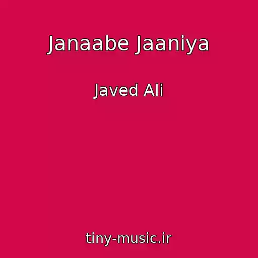 کاور آهنگ Janaabe Jaaniya از Javed Ali