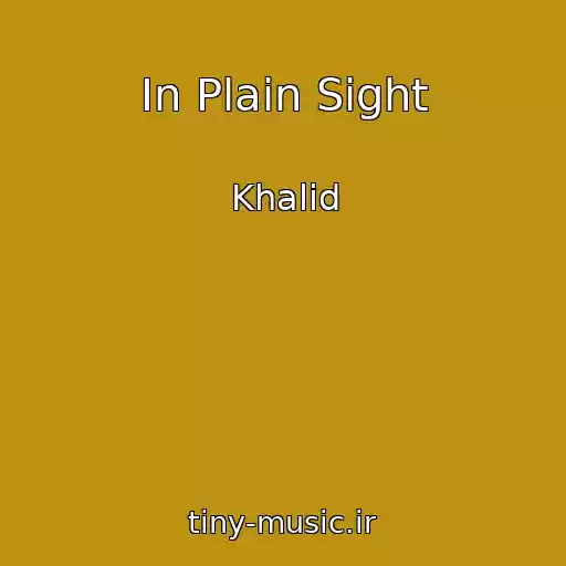 کاور آهنگ In Plain Sight از Khalid
