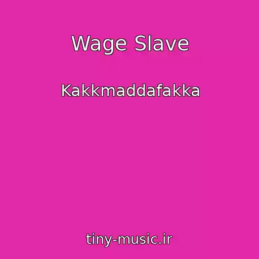 کاور آهنگ Wage Slave از Kakkmaddafakka