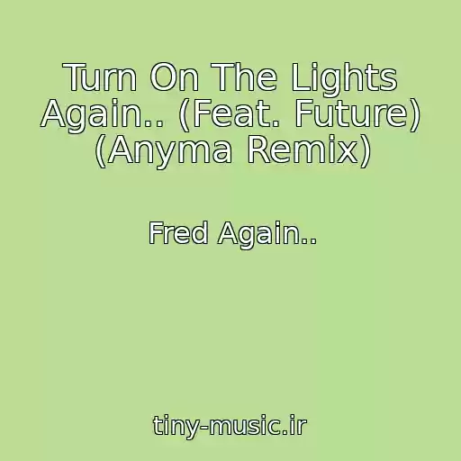 کاور آهنگ Turn On The Lights Again.. (Feat. Future) (Anyma Remix) از Fred Again..
